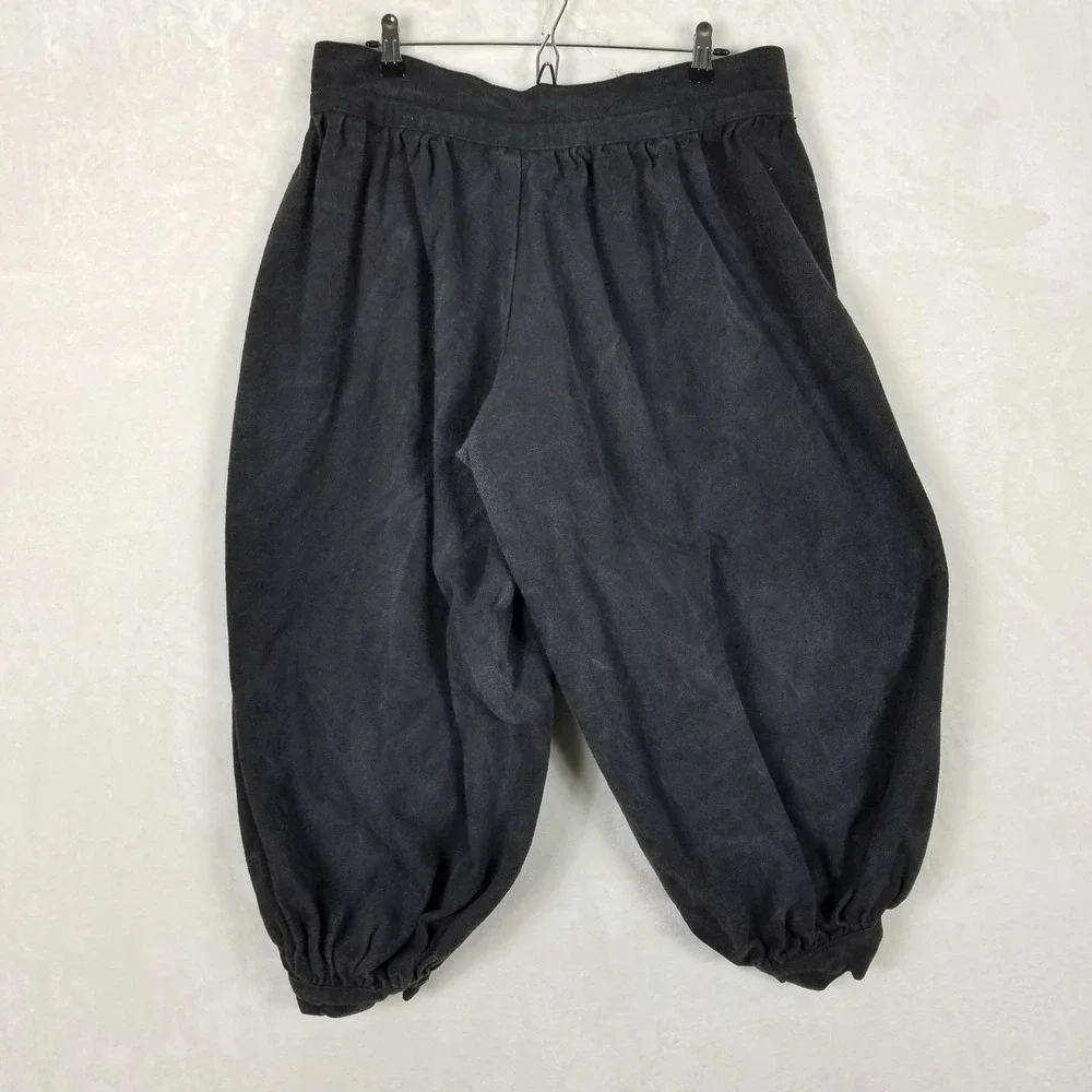 Mytholon Canvas Breeches Men Small Black Landsknecht LARP Renaissance Trousers